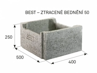 Best ztracené bednění 50