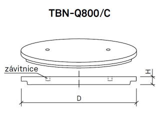 BEST-ZÁKR.DESKA/TBN-Q 800/C