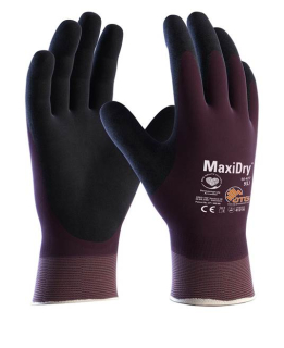 ATG® máčené rukavice MaxiDry® 56-427 Fialová