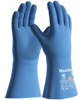 ATG® chemické rukavice MaxiChem® 76-730 TRItech™ Modrá