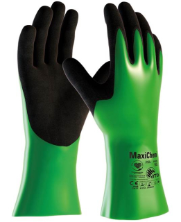 ATG® chemické rukavice MaxiChem® 56-635 DOPRODEJ Zelená