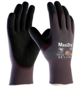 ATG® máčené rukavice MaxiDry® 56-424 Fialová