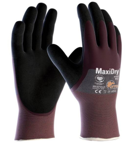 ATG® máčené rukavice MaxiDry® 56-425 Fialová