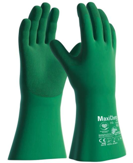 ATG® chemické rukavice MaxiChem® Cut™ 76-833 - TRItech™ Zelená