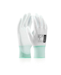 Máčené rukavice ARDON®PURE TOUCH WHITE Bílá
