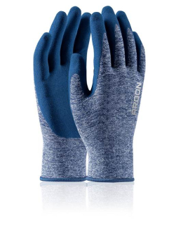 Máčené rukavice ARDON®NATURE TOUCH - s prodejní etiketou, modré Modrá