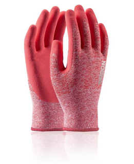 Máčené rukavice ARDON®NATURE TOUCH - s prodejní etiketou, růžové Růžová