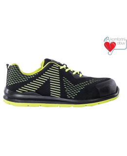 Bezpečnostní polobotka ARDON®FLYTEX S1P ESD - neon Černo-žlutá