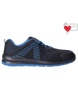 Pracovní polobotka ARDON®FLYTEX O1- černo-modrá Černá