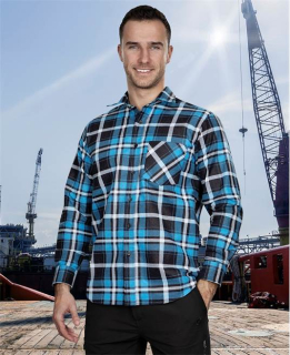 Flanelová košile ARDON®JONAH modrá Modrá