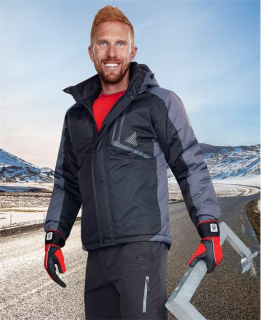 Zimní bunda ARDON®YORK černo-šedá Černá