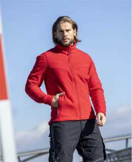 Mikina ARDON®SOFTFLEECE®COMBO červená Červená