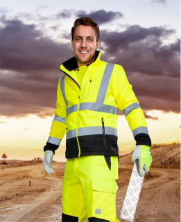 Reflexní mikina fleece ARDON®SIGNAL žlutá Žlutá