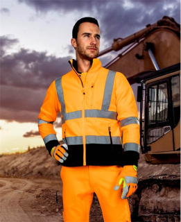 Reflexní mikina fleece ARDON®SIGNAL oranžová Oranžová