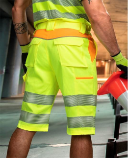 Reflexní kraťasy ARDON®SIGNAL žlutá - DOPRODEJ Žluto-oranžová