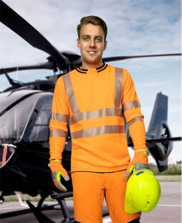 Tričko s dlouhým rukávem ARDON®SIGNAL oranžová Oranžová