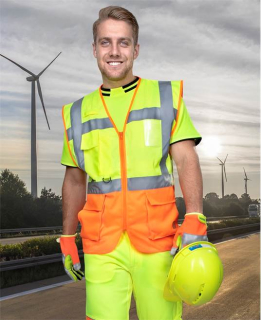Síťovaná manažerská vesta ARDON®SIGNAL žluto-oranžová Žluto-oranžová