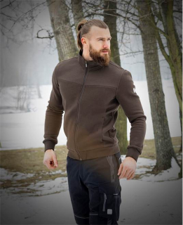 Mikina ARDON®M007 hnědá Hnědá