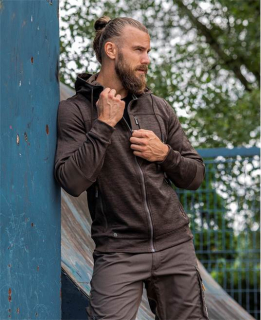 Mikina ARDON®3DBreathe melange hnědá Hnědá