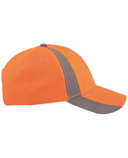 Baseballová čepice ARDON®TWINKLE s reflex. pruhy oranžová Oranžová