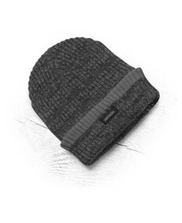 Zimní čepice pletená fleece ARDON®VISION Neo černo-šedá Černá