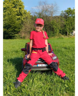 Dětské kalhoty ARDON®4Xstretch® červená Červená