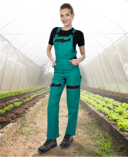 Dámské kalhoty s laclem ARDON®COOL TREND zelená Zelená