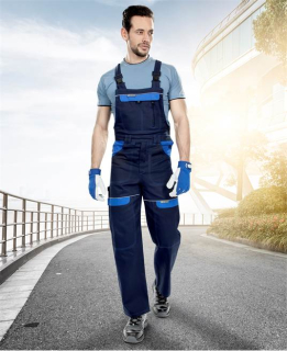 Kalhoty s laclem ARDON®COOL TREND tmavě modrá-světle modrá Modro-modrá