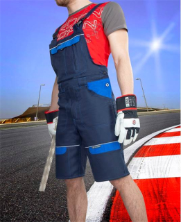 Kraťasy s laclem ARDON®COOL TREND tmavě modré-světle modré - DOPRODEJ Modro-modrá