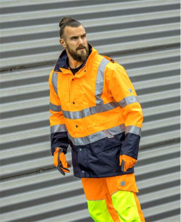 Reflexní bunda ARDON®4in1 oranžová + modrá Oranžová