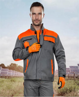 Blůza ARDON®2STRONG šedo-oranžová Šedá