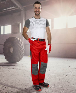 Kalhoty ARDON®2STRONG červeno-šedá Červená