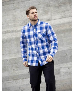 Košile ARDON®OPTIFLANNELS středně modrá royal Modrá (královská)